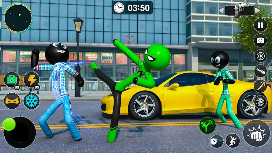 Nhện Stickman Dây thừng Anh Screenshot 19