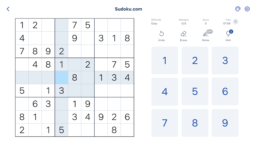 Sudoku.com - trò chơi sudoku Screenshot 25
