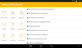 AbfallApp Landkreis Augsburg Screenshot 7