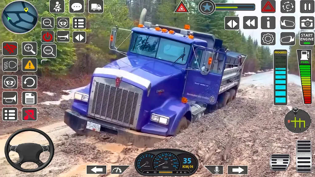 trò chơi mô phỏng xe tải bùn Screenshot 3
