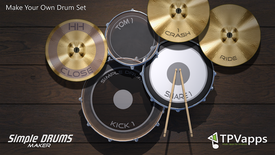 Drums Maker: Giả lập trống Screenshot 1