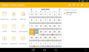 AbfallApp Landkreis Augsburg Screenshot 9