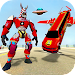 Police limo Zebra Robot 3D APK