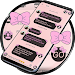 SMS Theme Ribbon Pink messages APK