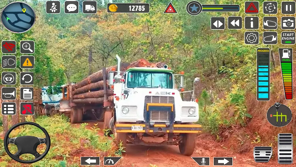 trò chơi mô phỏng xe tải bùn Screenshot 1