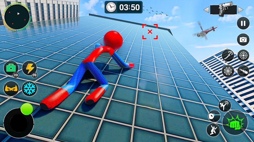 Nhện Stickman Dây thừng Anh Screenshot 17