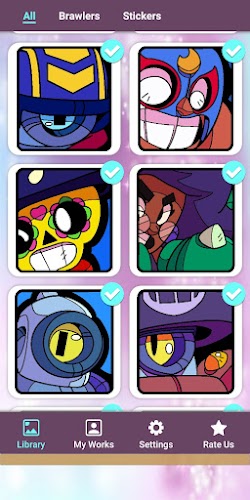 Brawl Stars Color By Number Screenshot 2