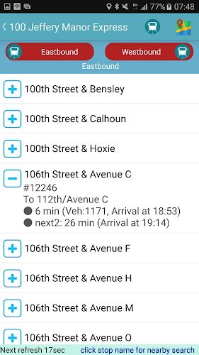 Chicago Bus Tracker (CTA) Screenshot 4