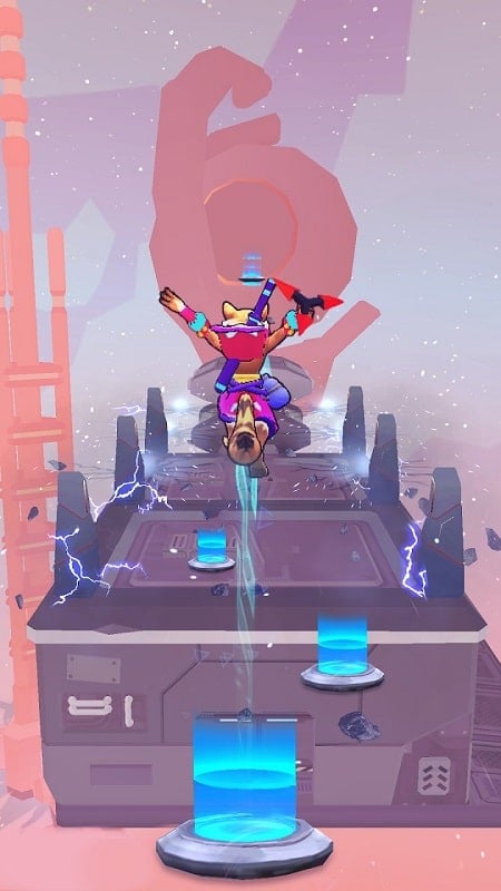 Galaxy Ninja: Amaze 3D Runner Screenshot 3