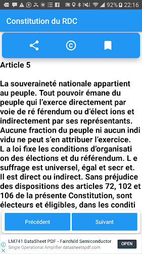 Constitution du RDC Screenshot 3