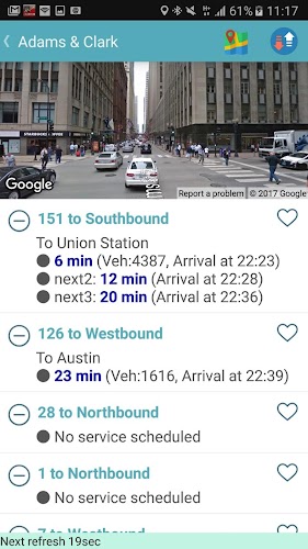 Chicago Bus Tracker (CTA) Screenshot 2