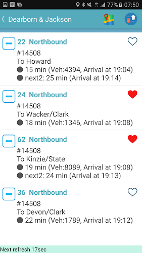 Chicago Bus Tracker (CTA) Screenshot 5