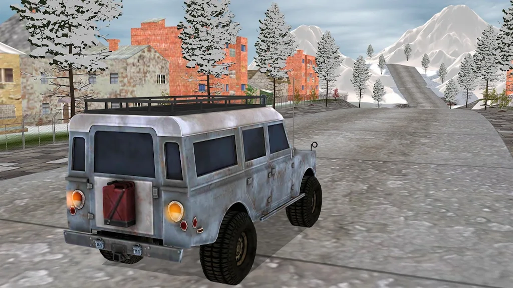 Off-road Jeep Drive-Winter Screenshot 2