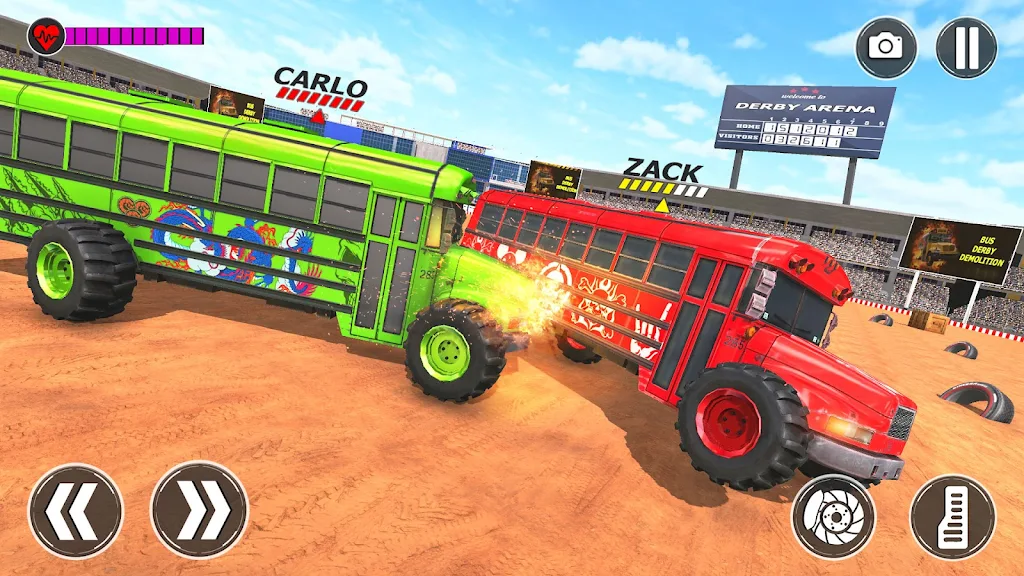 Monster Bus Derby Destruction Screenshot 3