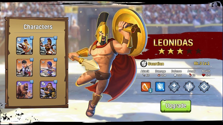 Gladiator Heroes: Trận đánh Screenshot 1