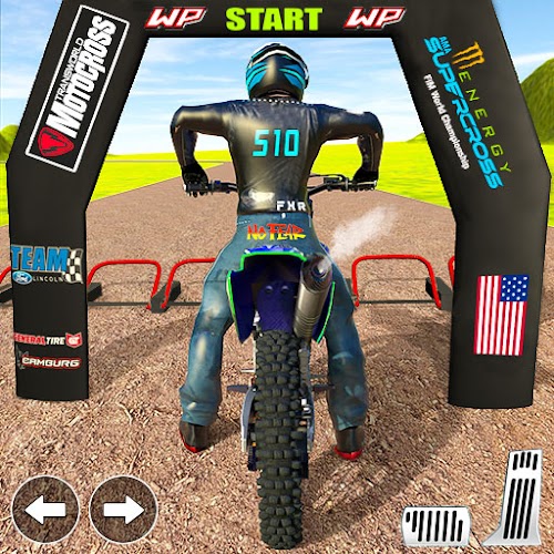 Motocross Dirt Bike Race Game Screenshot 1