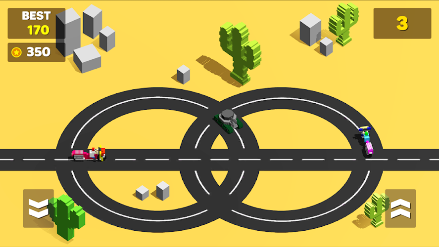 Circle Crash - Blocky Race Screenshot 2