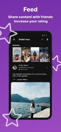 SFERA project. Social network Screenshot 5