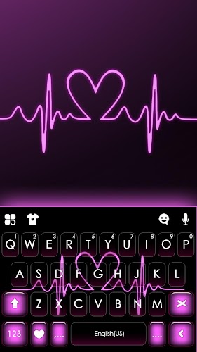 Bàn phím Pink RGB Heart Screenshot 5