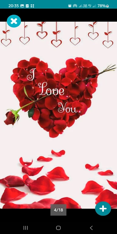 Love Flower Wallpaper Screenshot 2