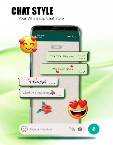Chat Style for Whatsapp -Fonts Screenshot 6