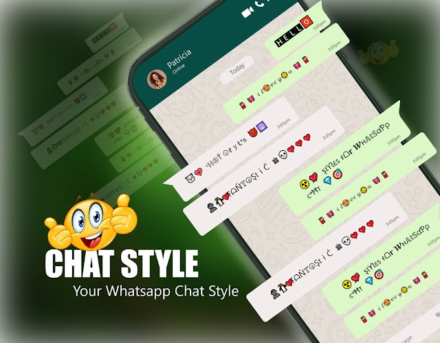 Chat Style for Whatsapp -Fonts Screenshot 5