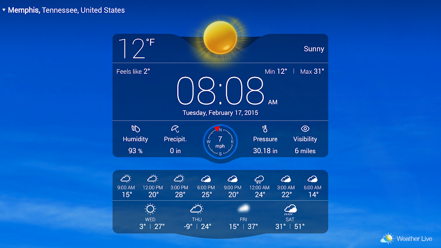 Thời tiết Động° - Nhiệt độ Screenshot 25