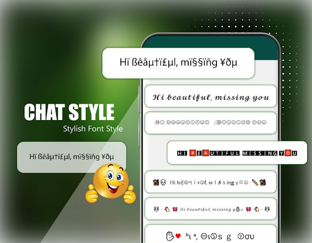 Chat Style for Whatsapp -Fonts Screenshot 4