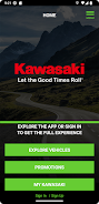 Kawasaki Connect Mobile App Screenshot 1