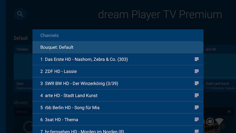 dream Player TV for TVheadend Screenshot 13