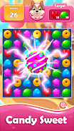 Candy Sweet Dog Puzzle Match 3 Screenshot 3