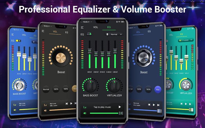 Equalizer & Bass Booster,Music Screenshot 1