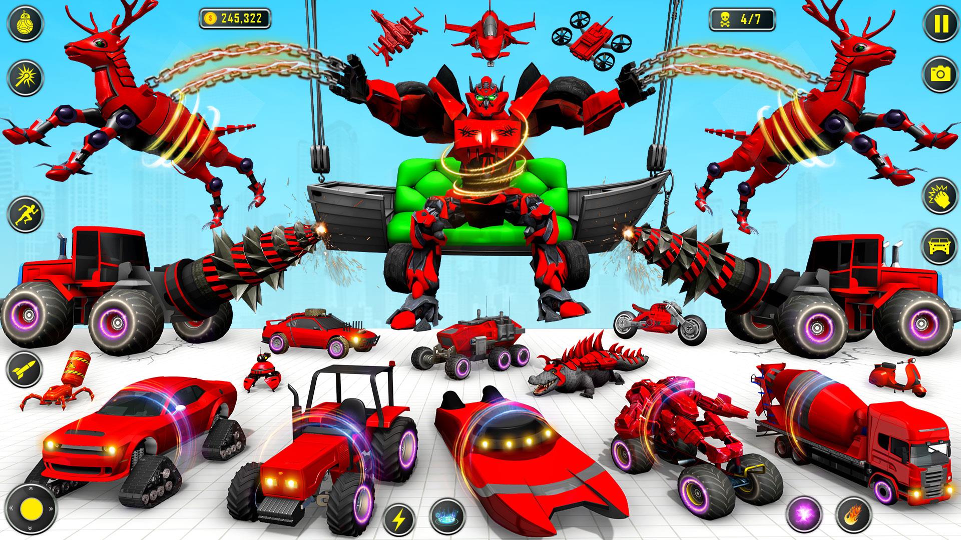 Deer Robot Car Game-Robot Game Screenshot 18