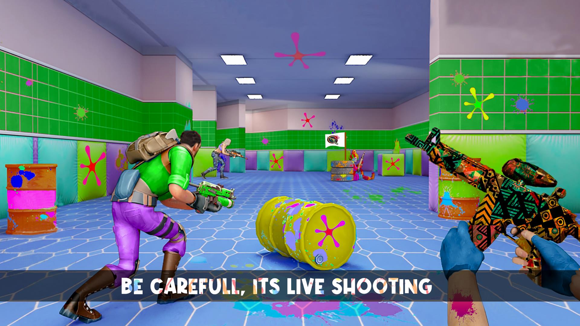 Paintball Shooting Game:3D War Screenshot 1