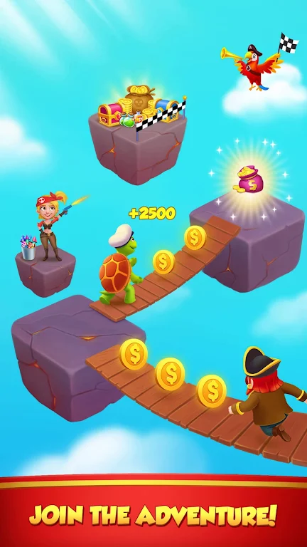 Coin Rush - Pirate GO Screenshot 2