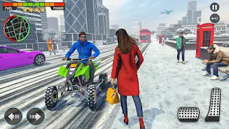 ATV Bike Games Taxi Simulator Screenshot 2