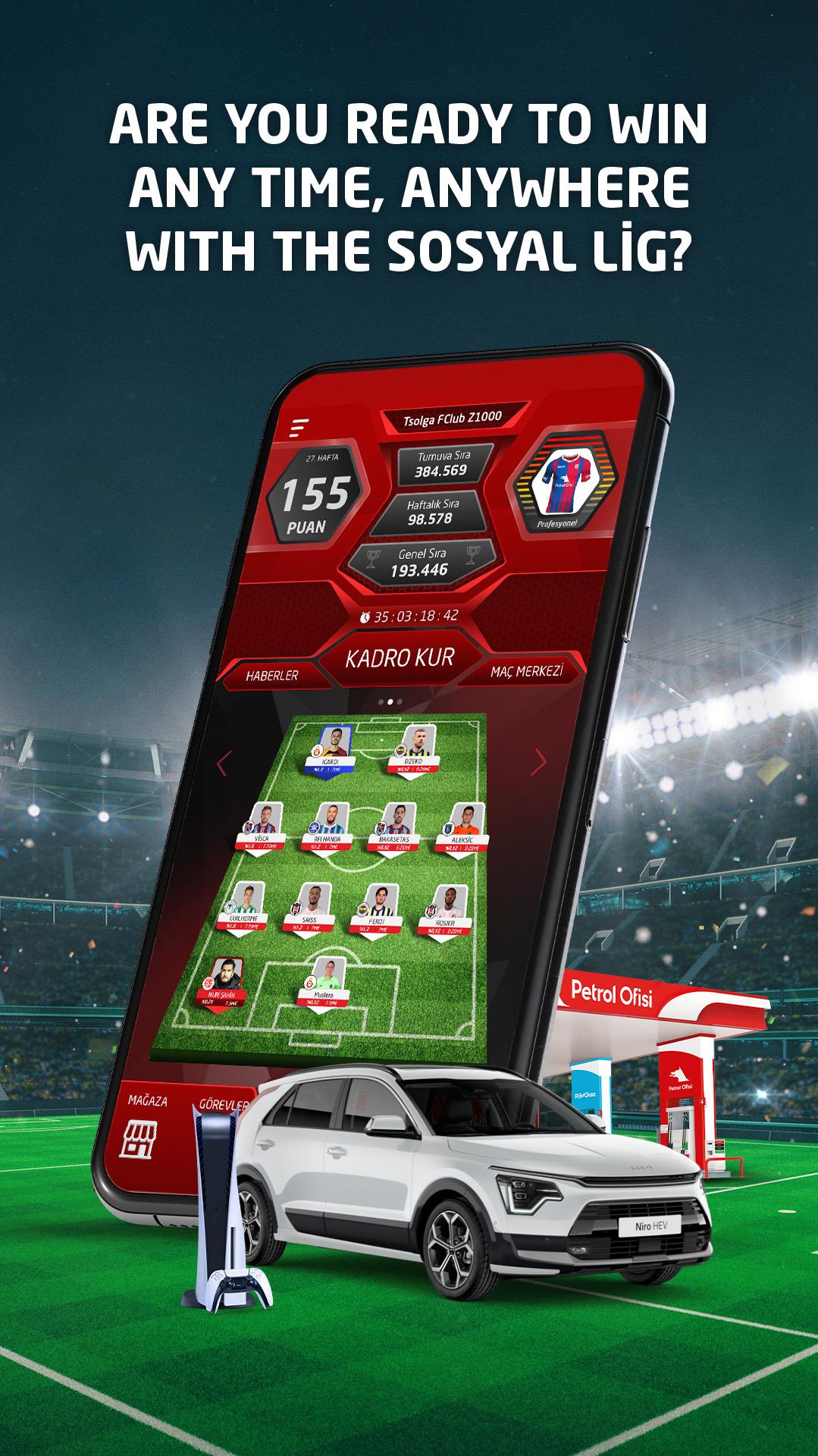 Sosyal Lig - Football Game Screenshot 1