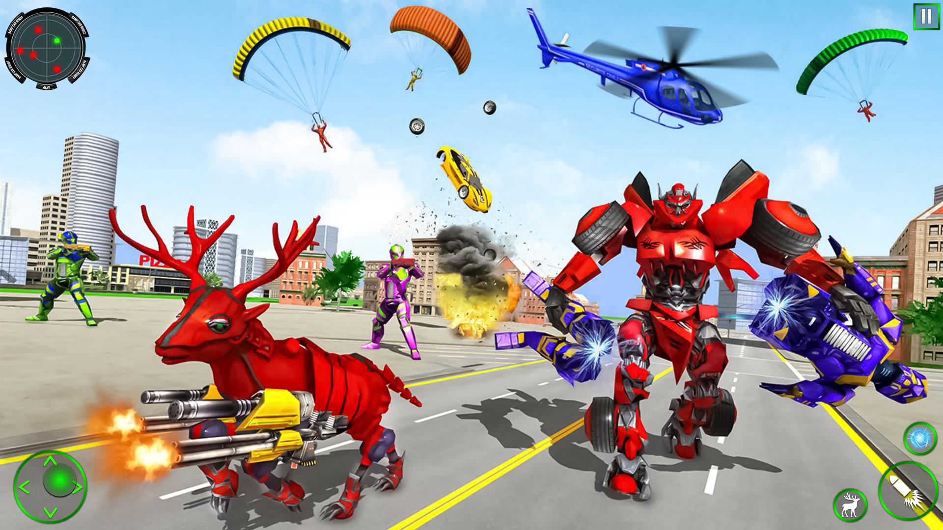 Deer Robot Car Game-Robot Game Screenshot 15