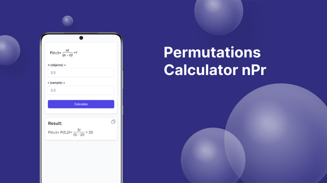 Permutations Calculator Screenshot 3