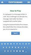 Cryptograms · Decrypt Quotes Screenshot 6