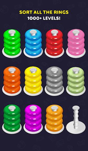 Color Hoop Stack Puzzle - Sort Screenshot 3