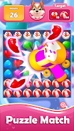 Candy Sweet Dog Puzzle Match 3 Screenshot 6