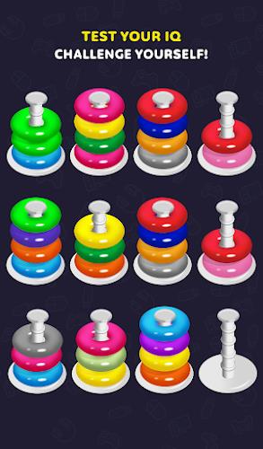 Color Hoop Stack Puzzle - Sort Screenshot 4