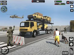 Army Vehicle Cargo Truck Games Screenshot 14