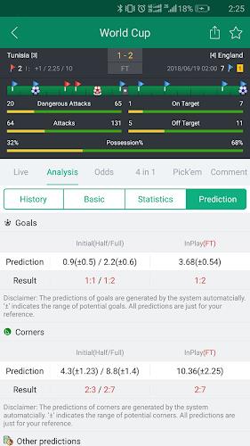 Soccer Predictions, Betting Tips and Live Scores Screenshot 2