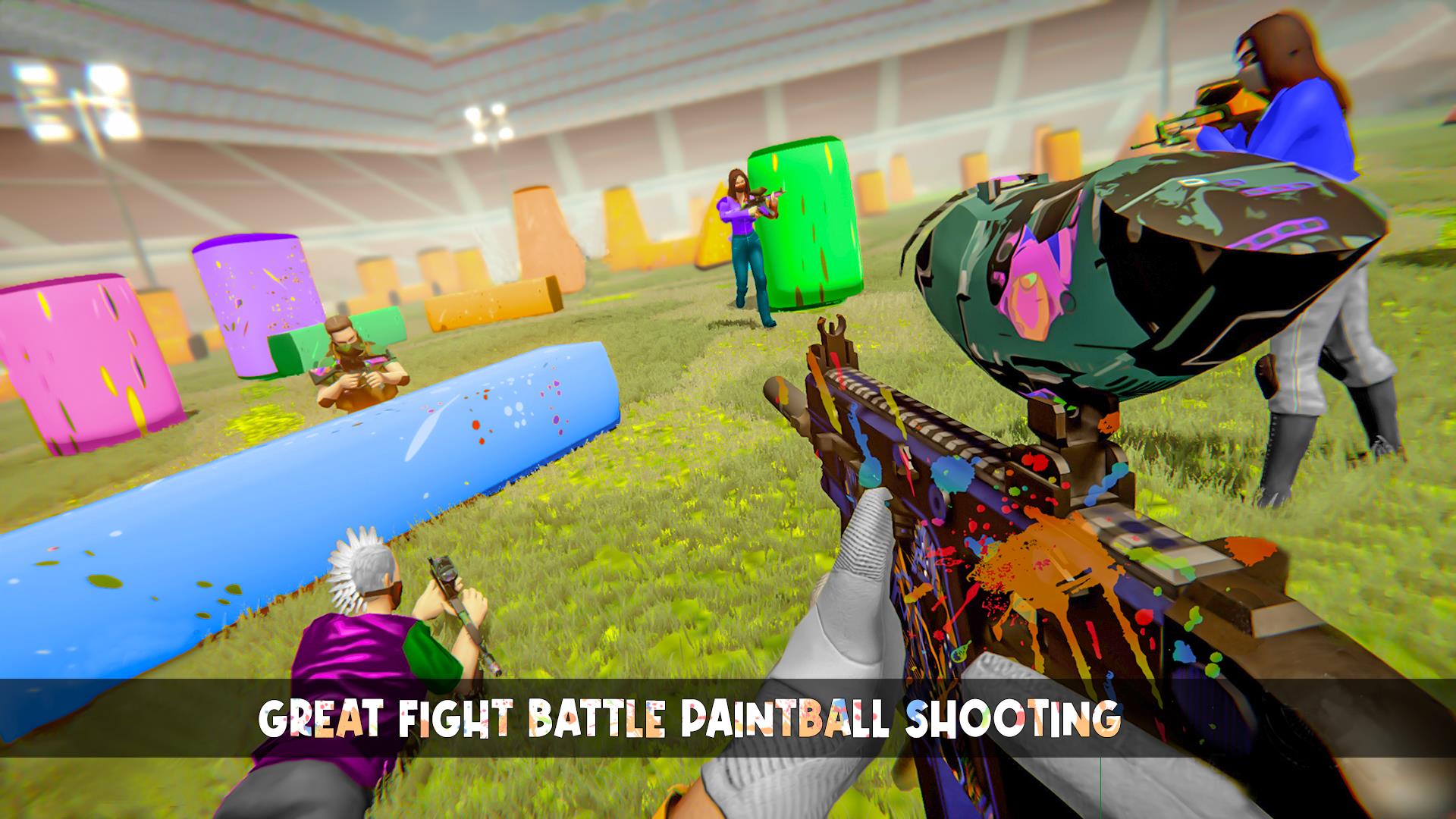 Paintball Shooting Game:3D War Screenshot 10