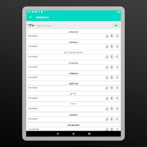 Stylish Fonts Screenshot 10