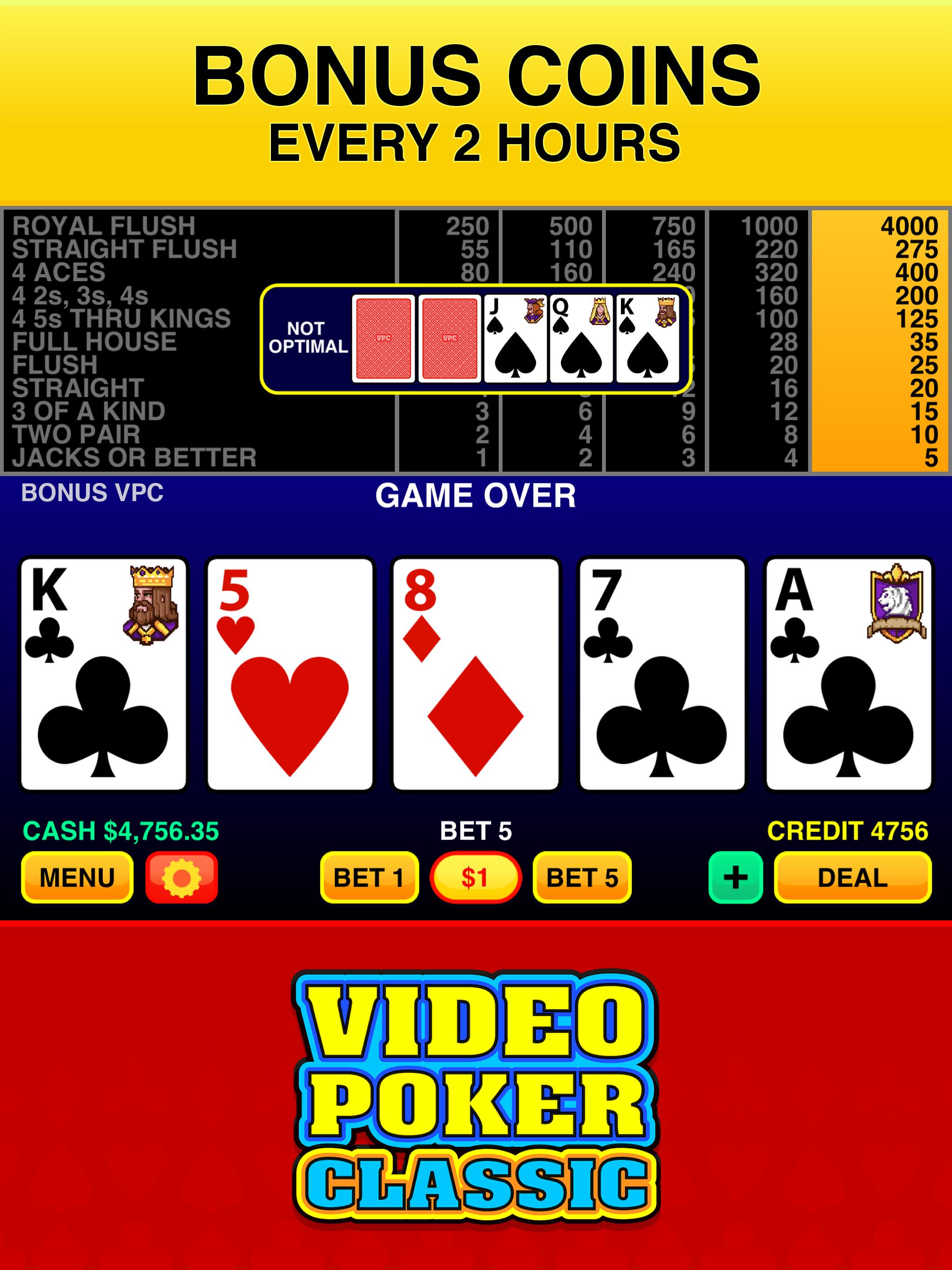 Video Poker Classic ® Screenshot 9