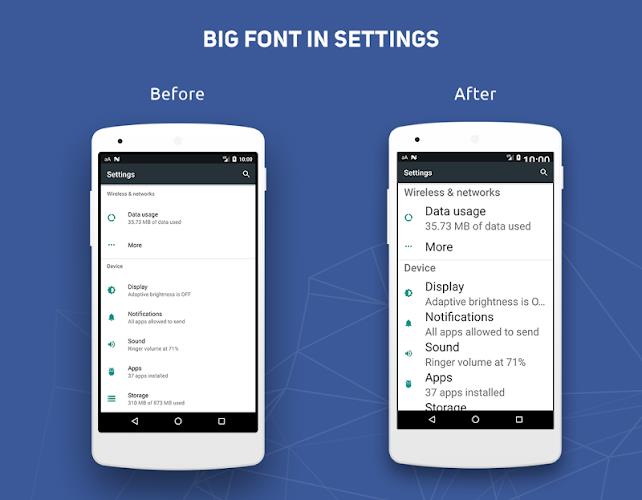 Big Font - Change Font Size & Text Size Screenshot 5