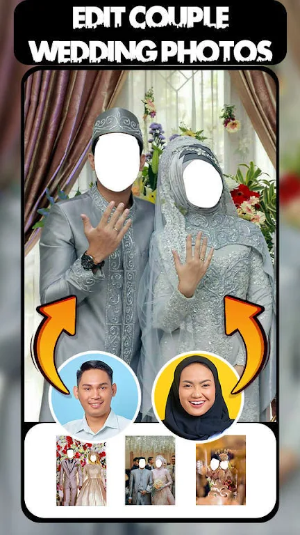 Gaun Pengantin Pasangan Muslim Screenshot 3